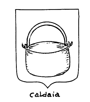 Bild des heraldischen Begriffs: Caldaia