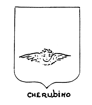 Bild des heraldischen Begriffs: Cherubino