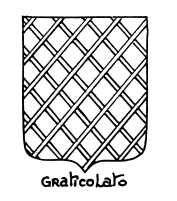 Bild des heraldischen Begriffs: Graticolato