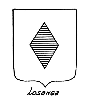 Bild des heraldischen Begriffs: Losanga