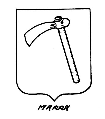 Bild des heraldischen Begriffs: Marra