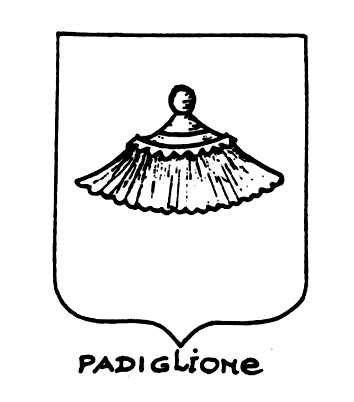 Bild des heraldischen Begriffs: Padiglione