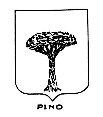 Bild des heraldischen Begriffs: Pino