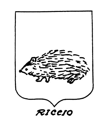 Bild des heraldischen Begriffs: Riccio