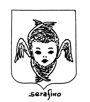 Imagem do termo heráldico: Serafino