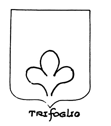 Bild des heraldischen Begriffs: Trifoglio