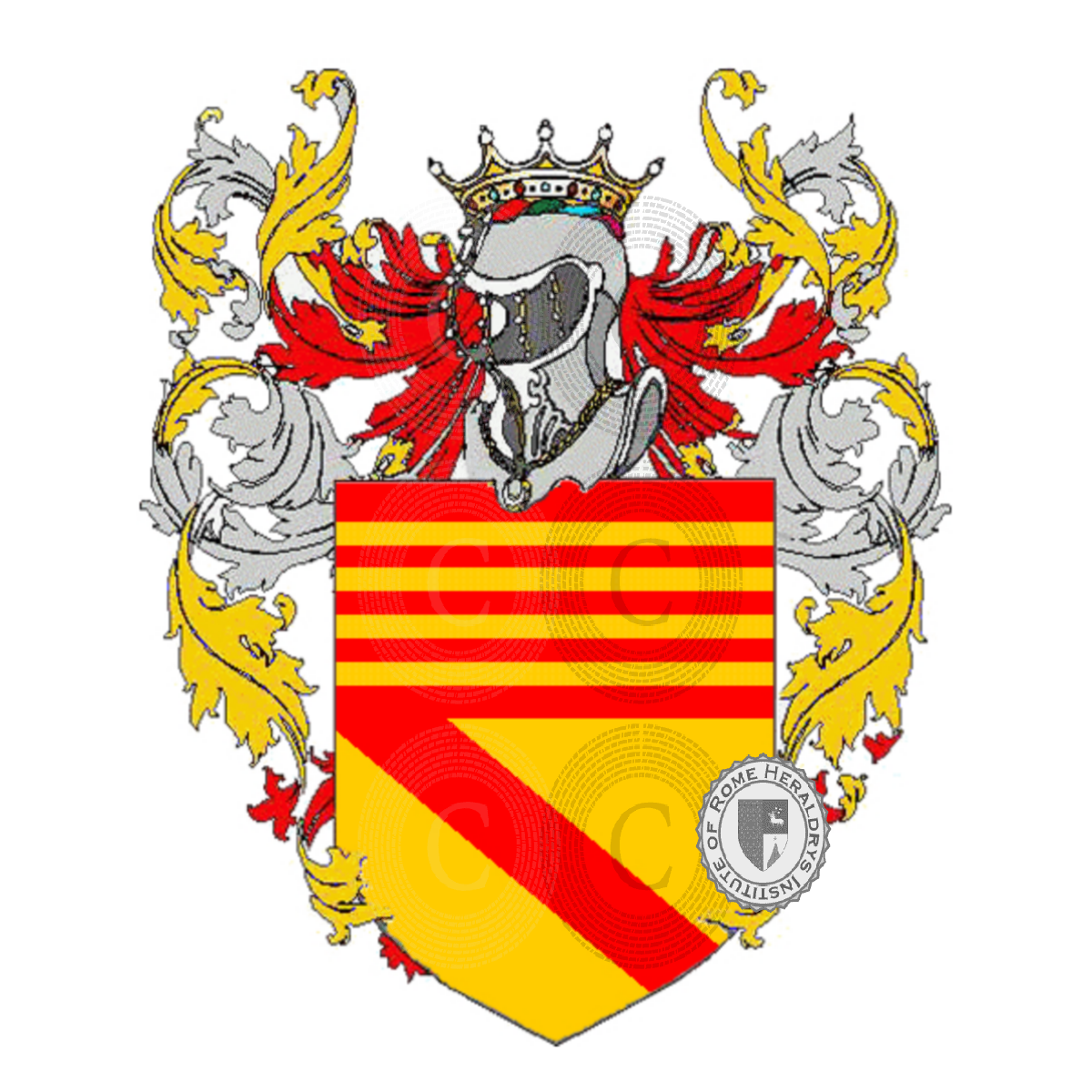 Coat of arms of family Santilo