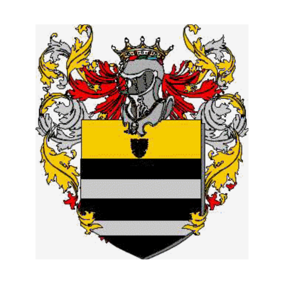 Coat of arms of family Polentone
