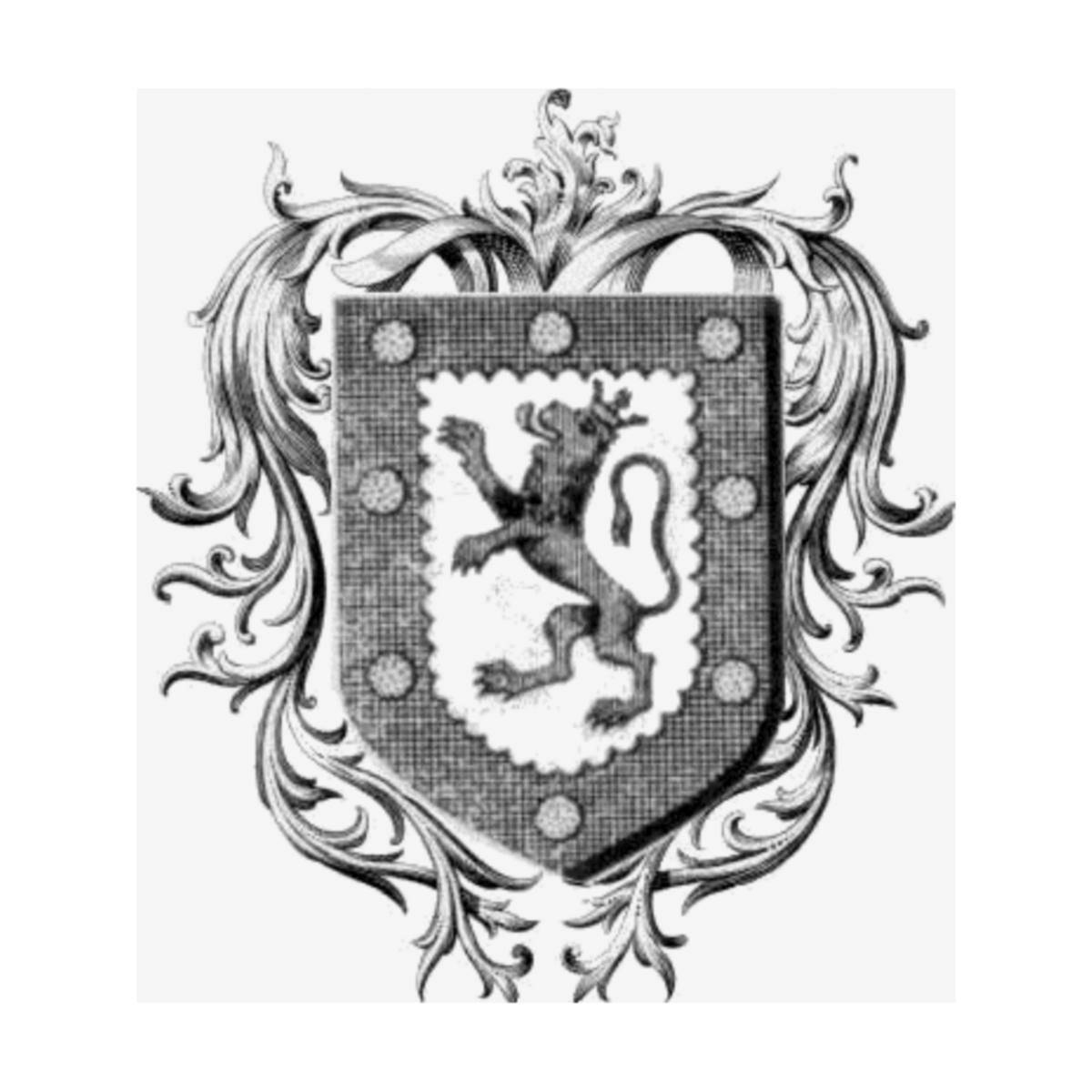 Escudo de la familia De La Galmeliere
