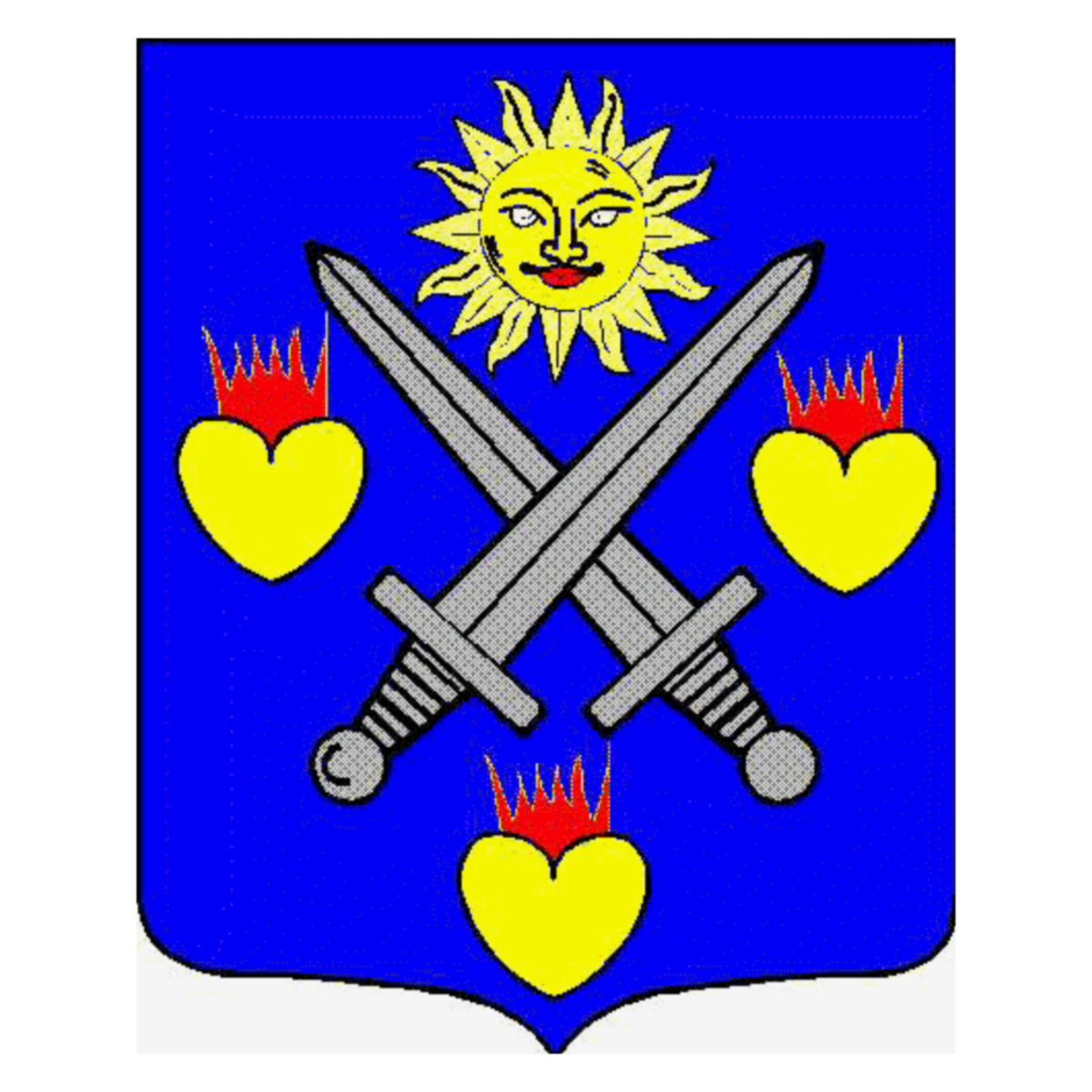 Coat of arms of family Bertereau