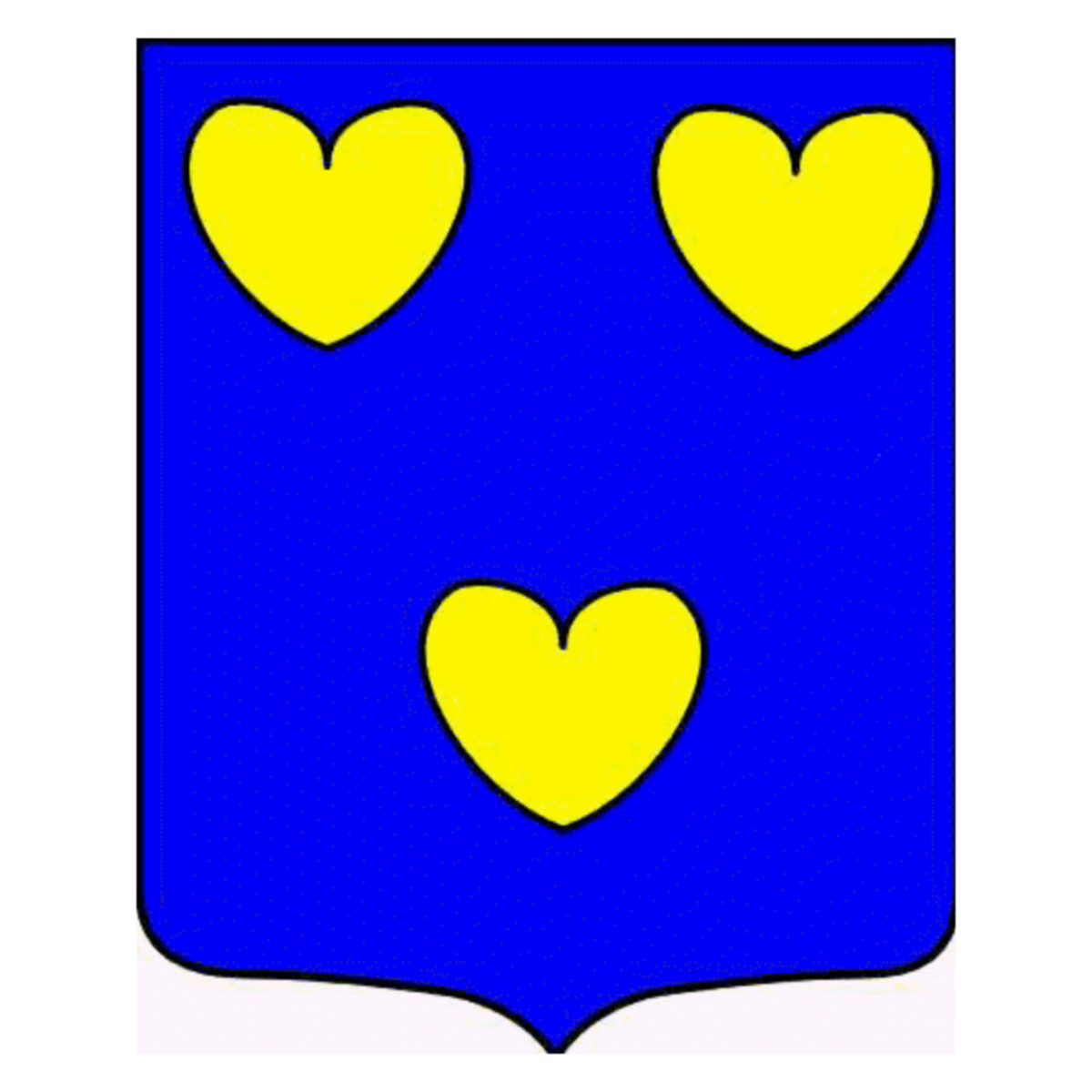 Coat of arms of family La Cour De Baleroy
