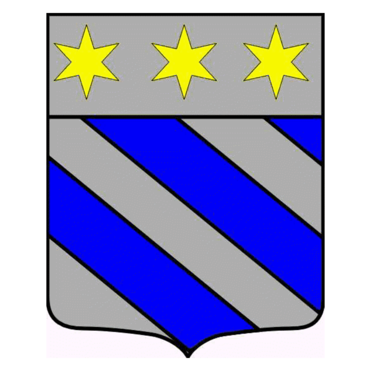 Coat of arms of family Vannerie
