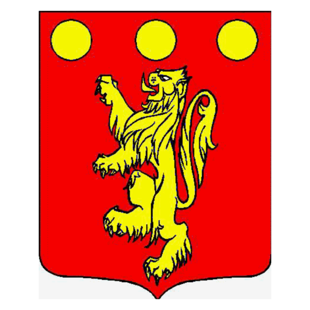 Coat of arms of family Ricateau