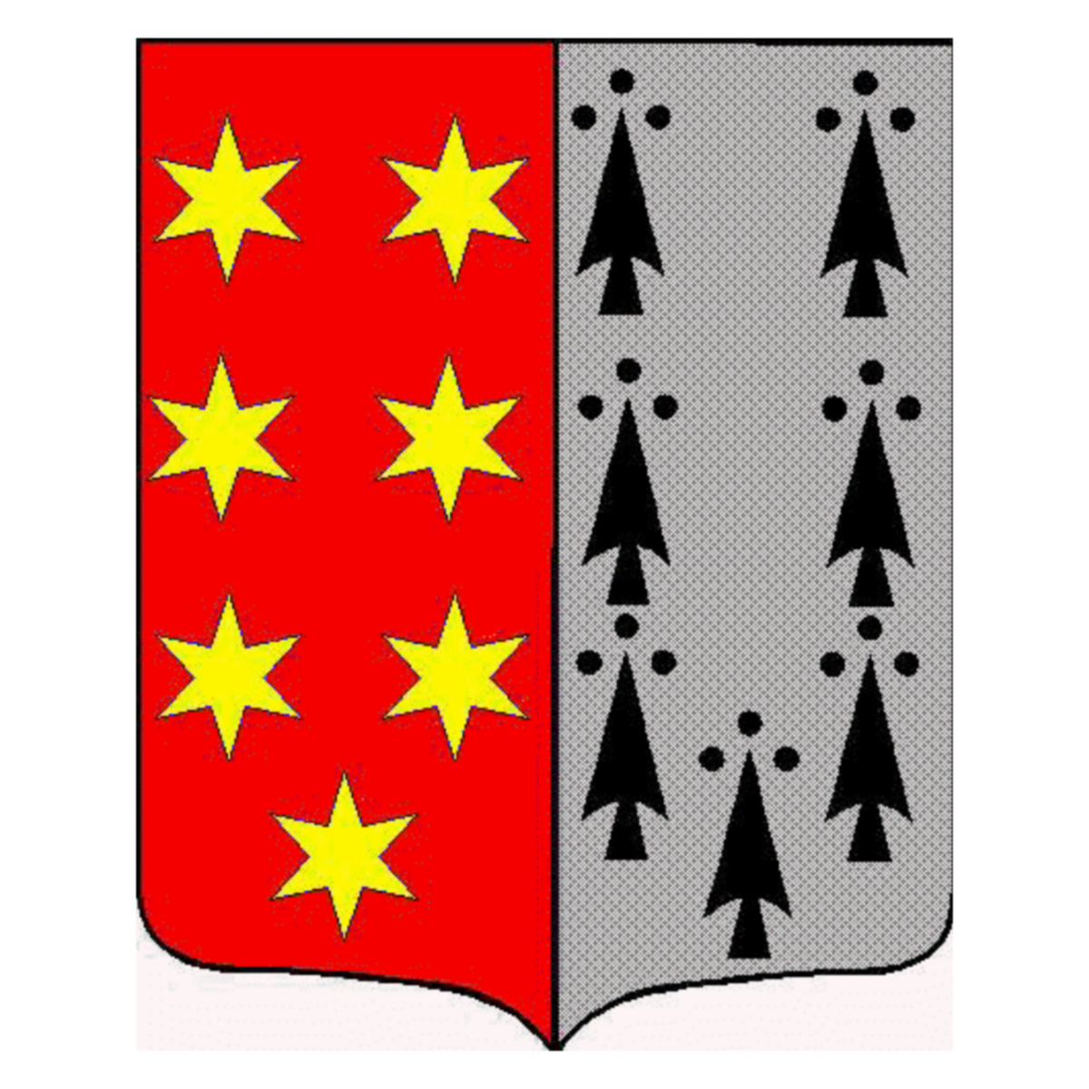 Coat of arms of family Moncuit