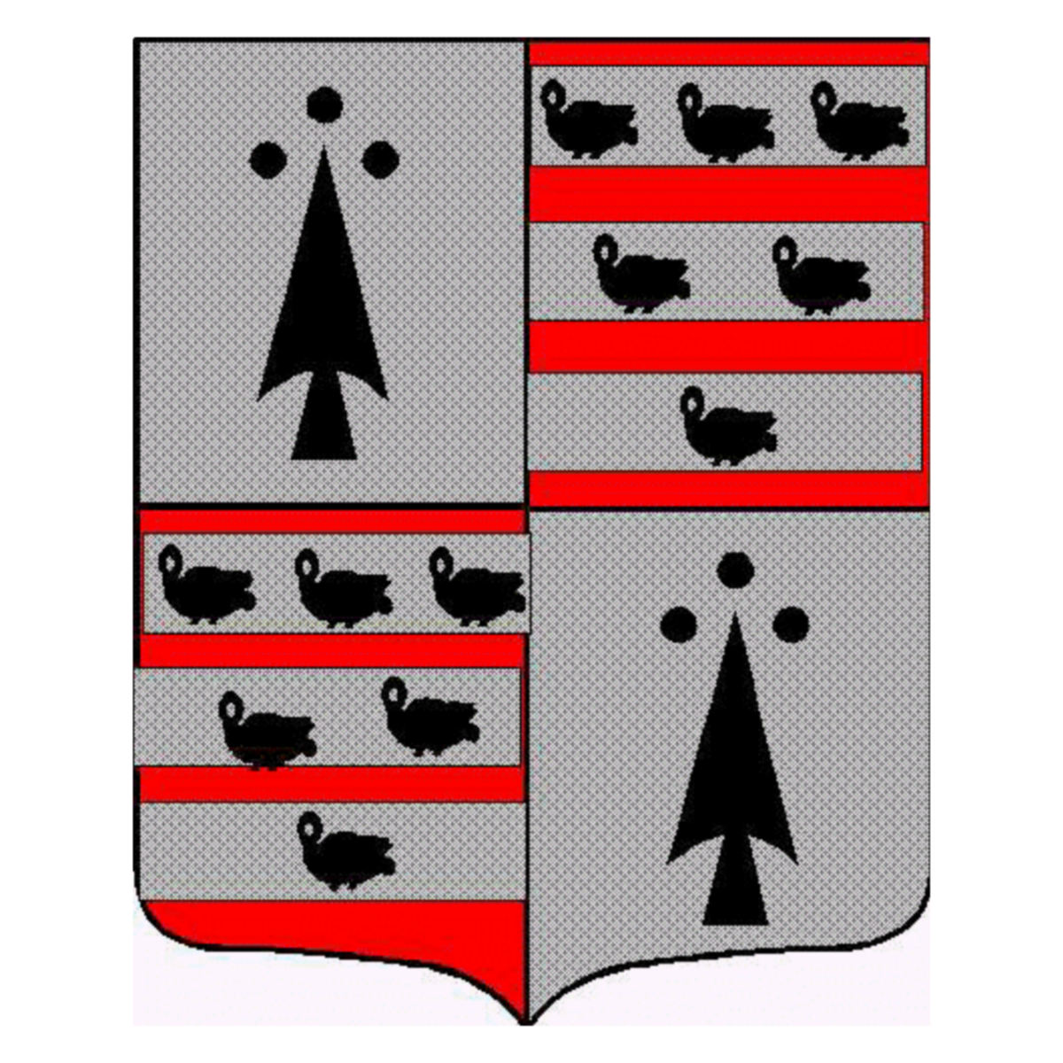 Coat of arms of family Sarcilly