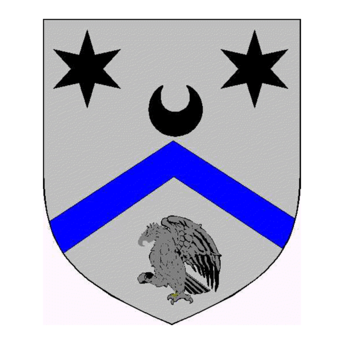 Coat of arms of family Tassin De Saint Pereuse