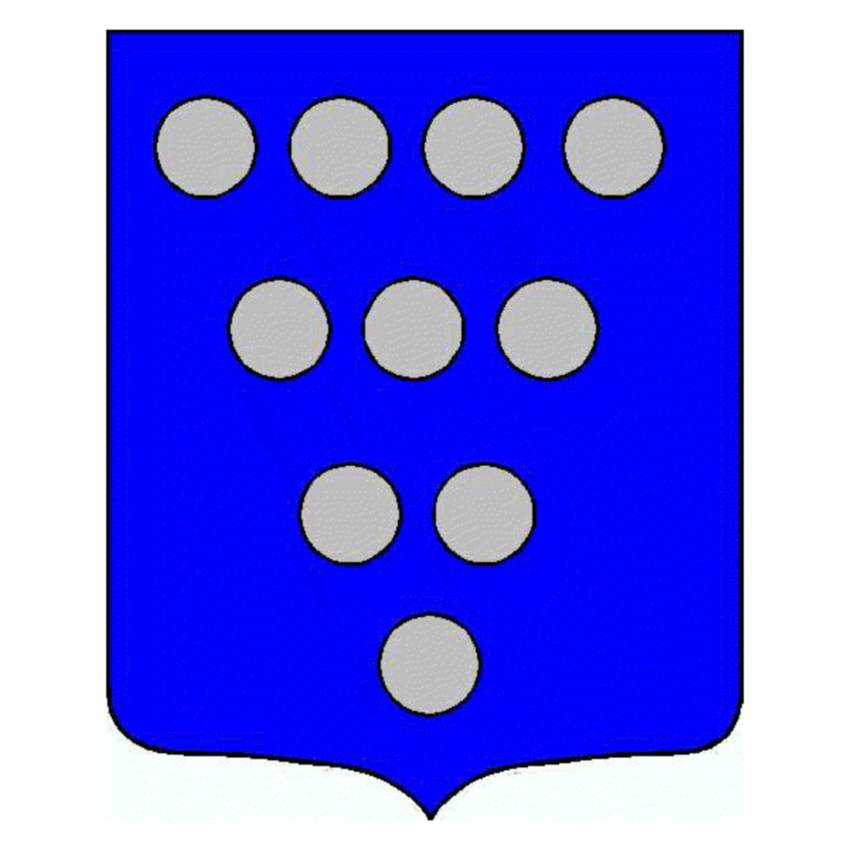 Coat of arms of family Pernuit