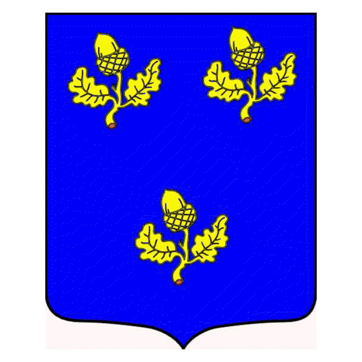 Wappen der Familie Poret De Blossevile