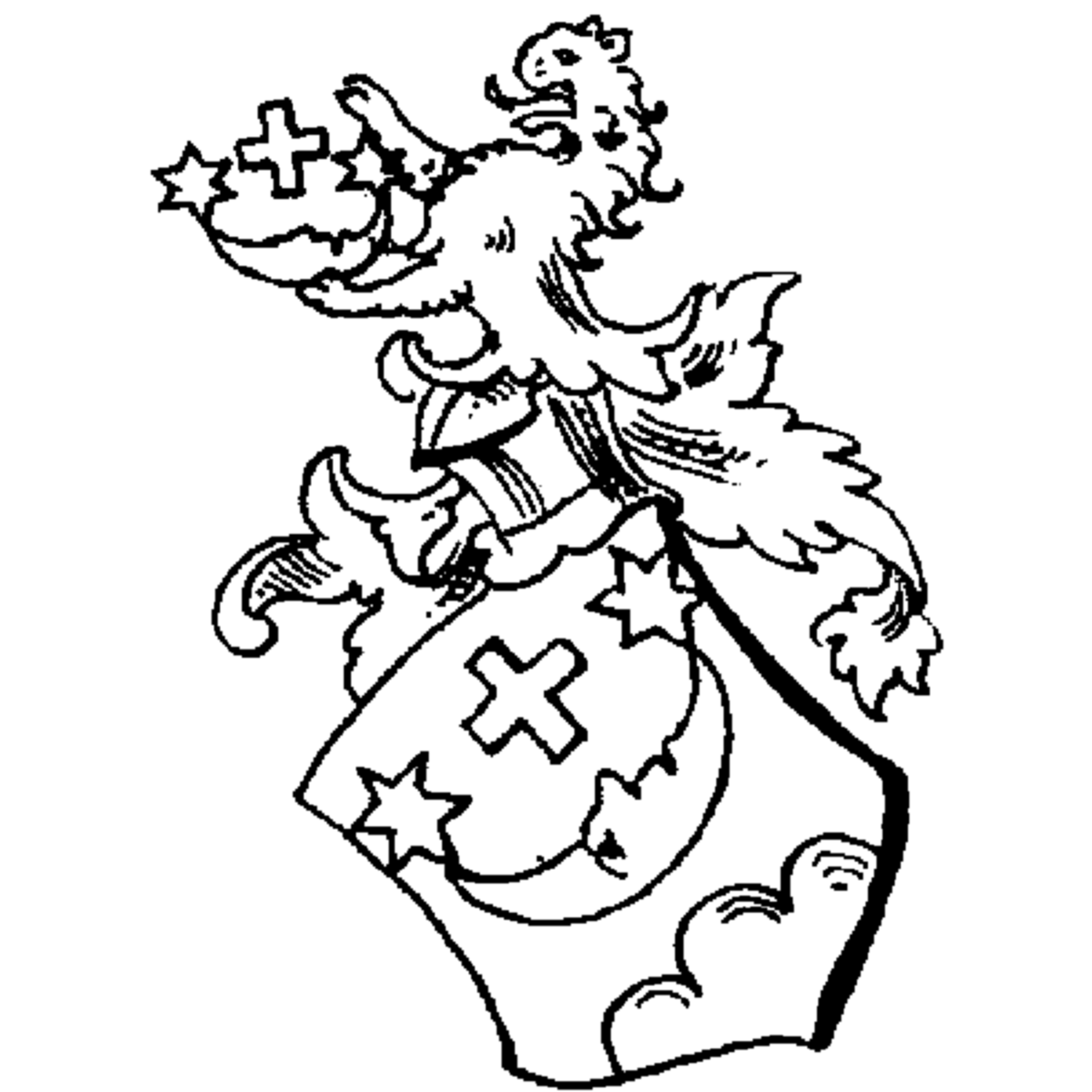 Coat of arms of family Maulrapp