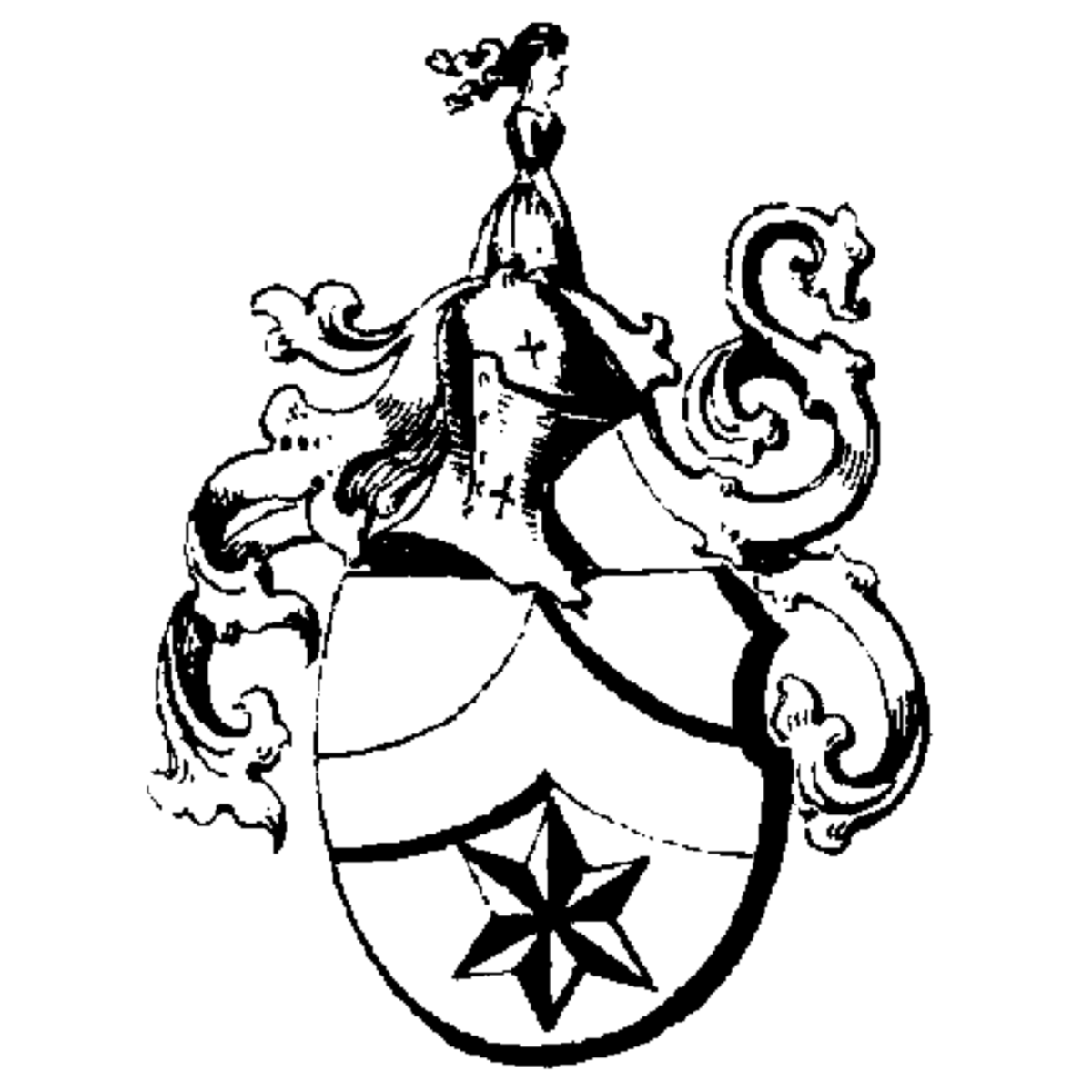 Escudo de la familia Tentscher V. Liofeldt