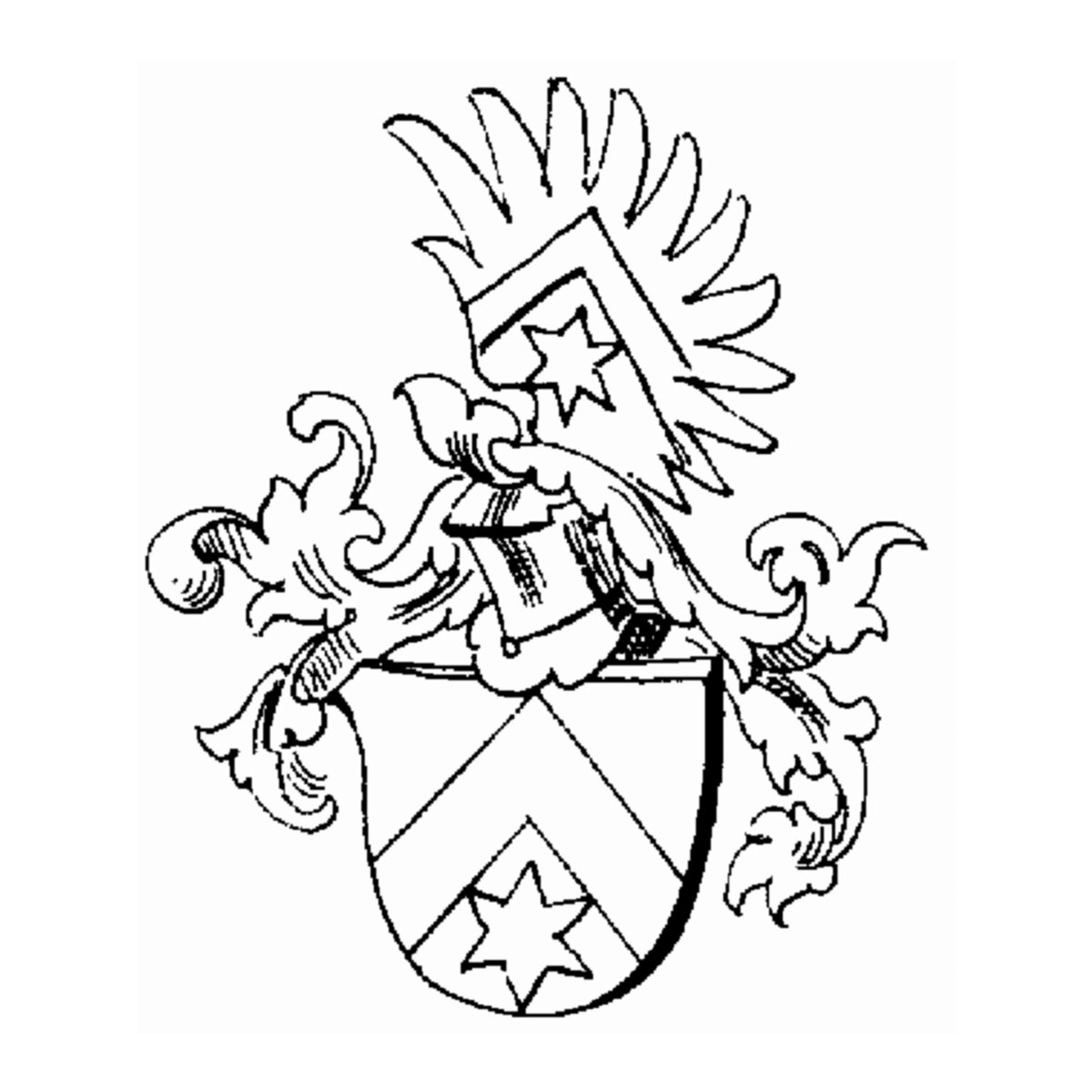 Coat of arms of family Tentscher V. Lisfeldt