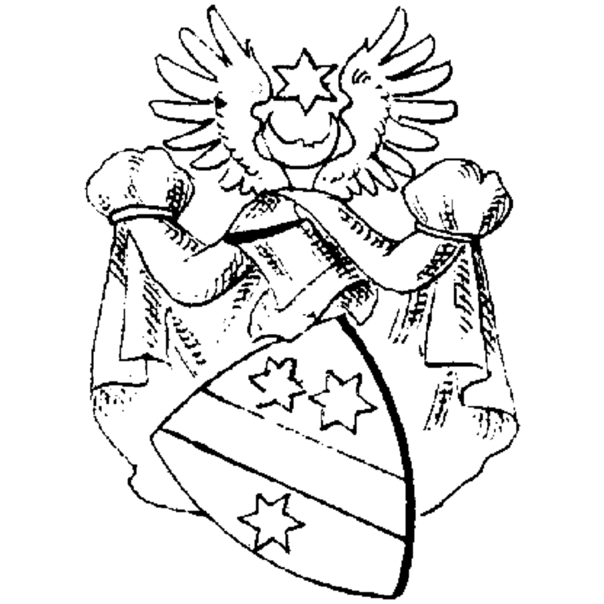 Coat of arms of family Paterok