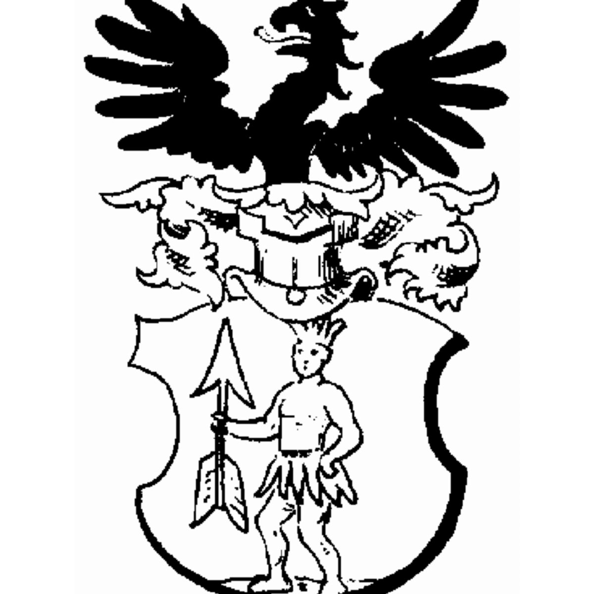 Escudo de la familia Hap Von Hapenberg
