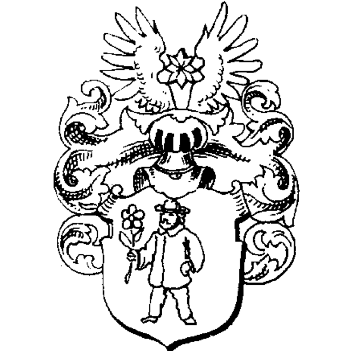 Coat of arms of family Angelrodt