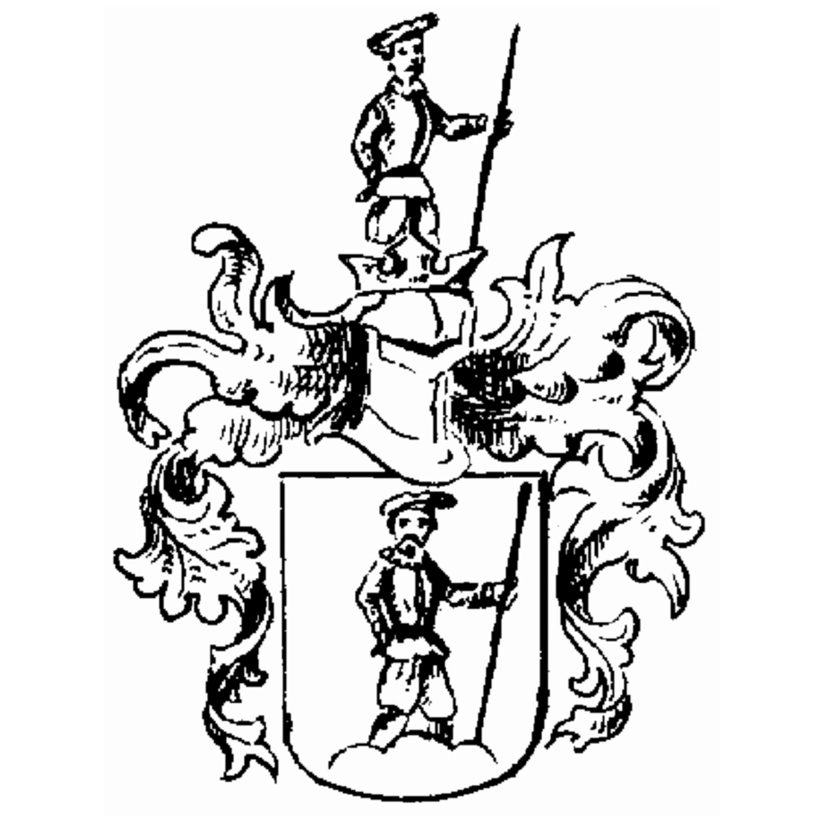 Coat of arms of family Angstwurmb