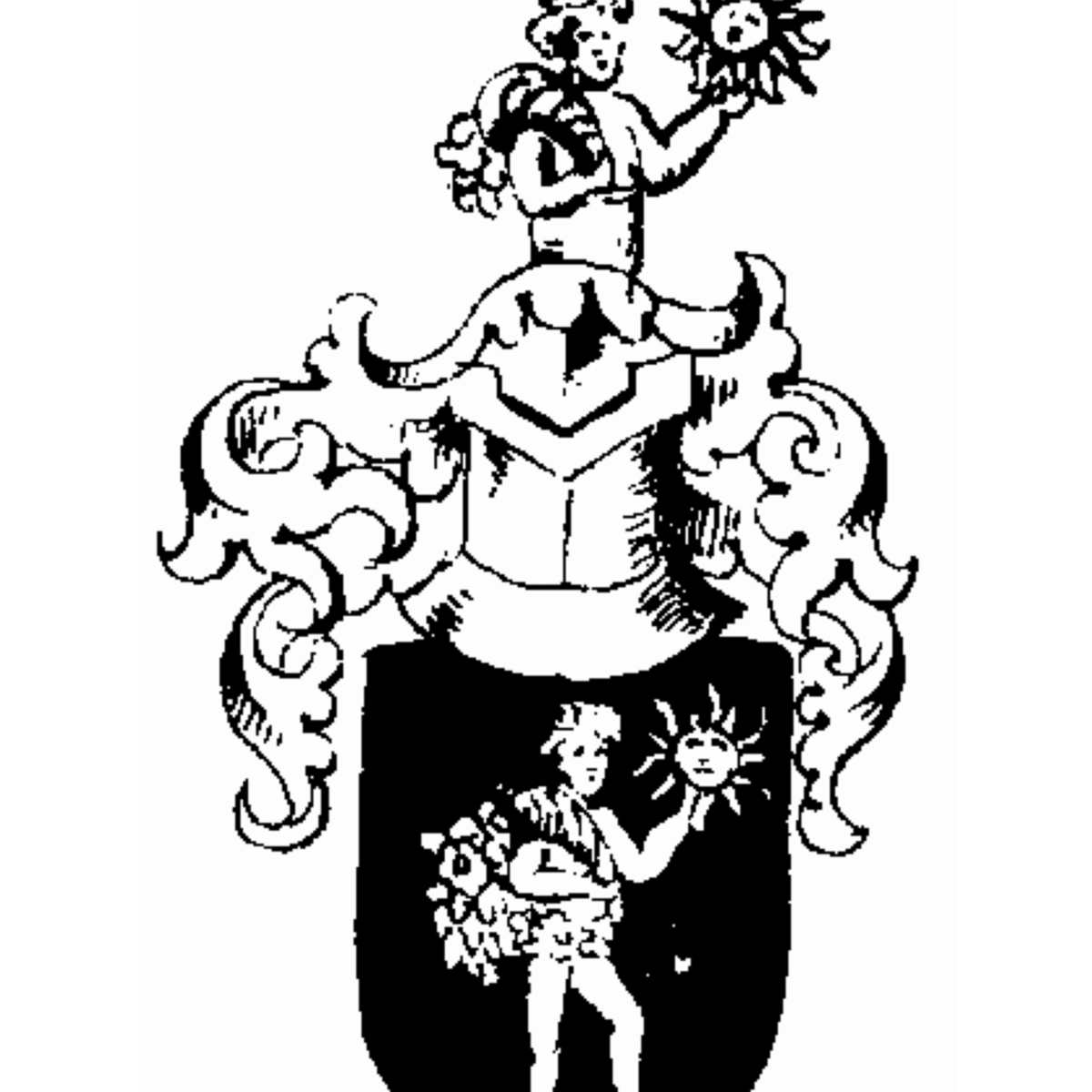 Coat of arms of family Bavensen