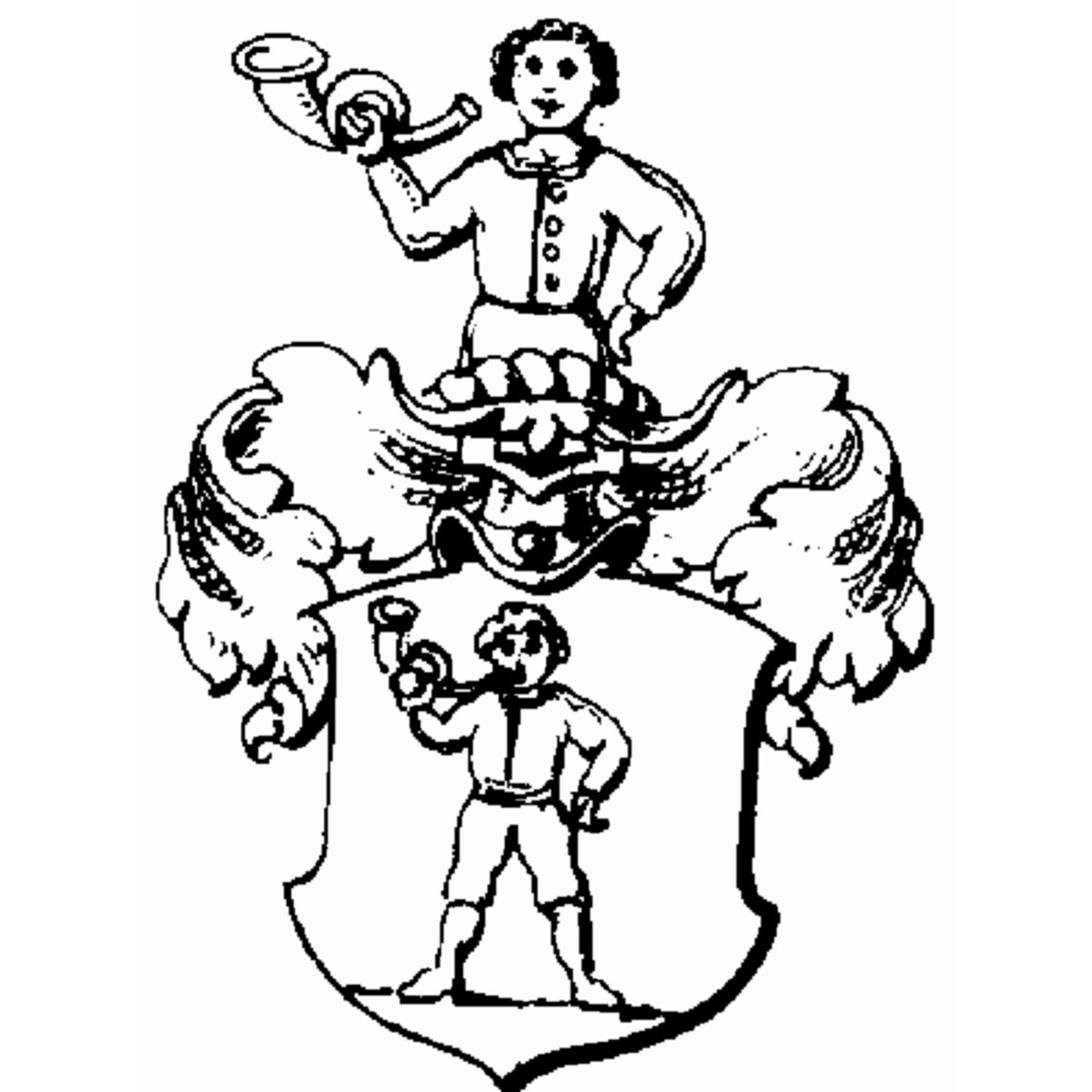 Coat of arms of family Nusbickel