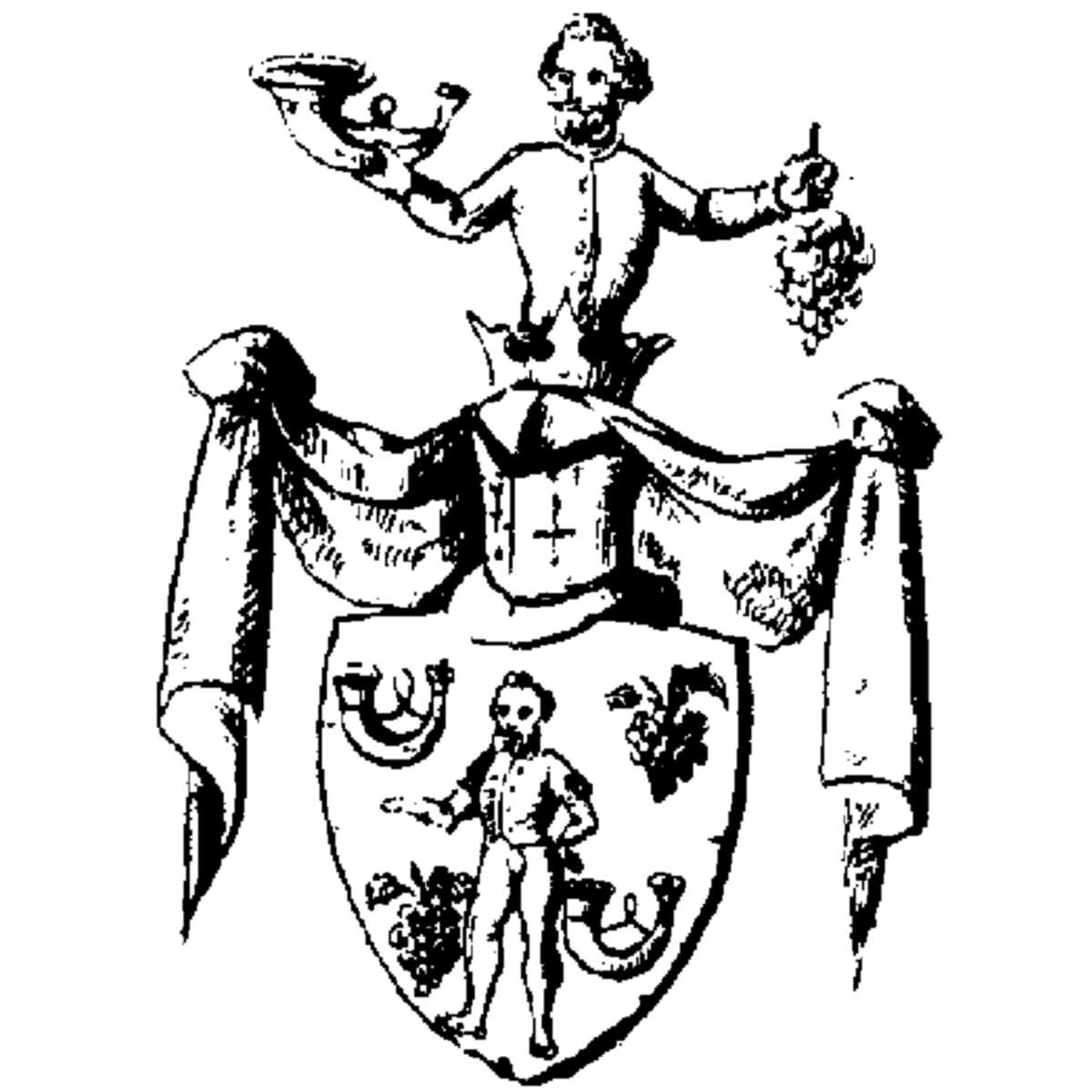 Coat of arms of family Nußborn