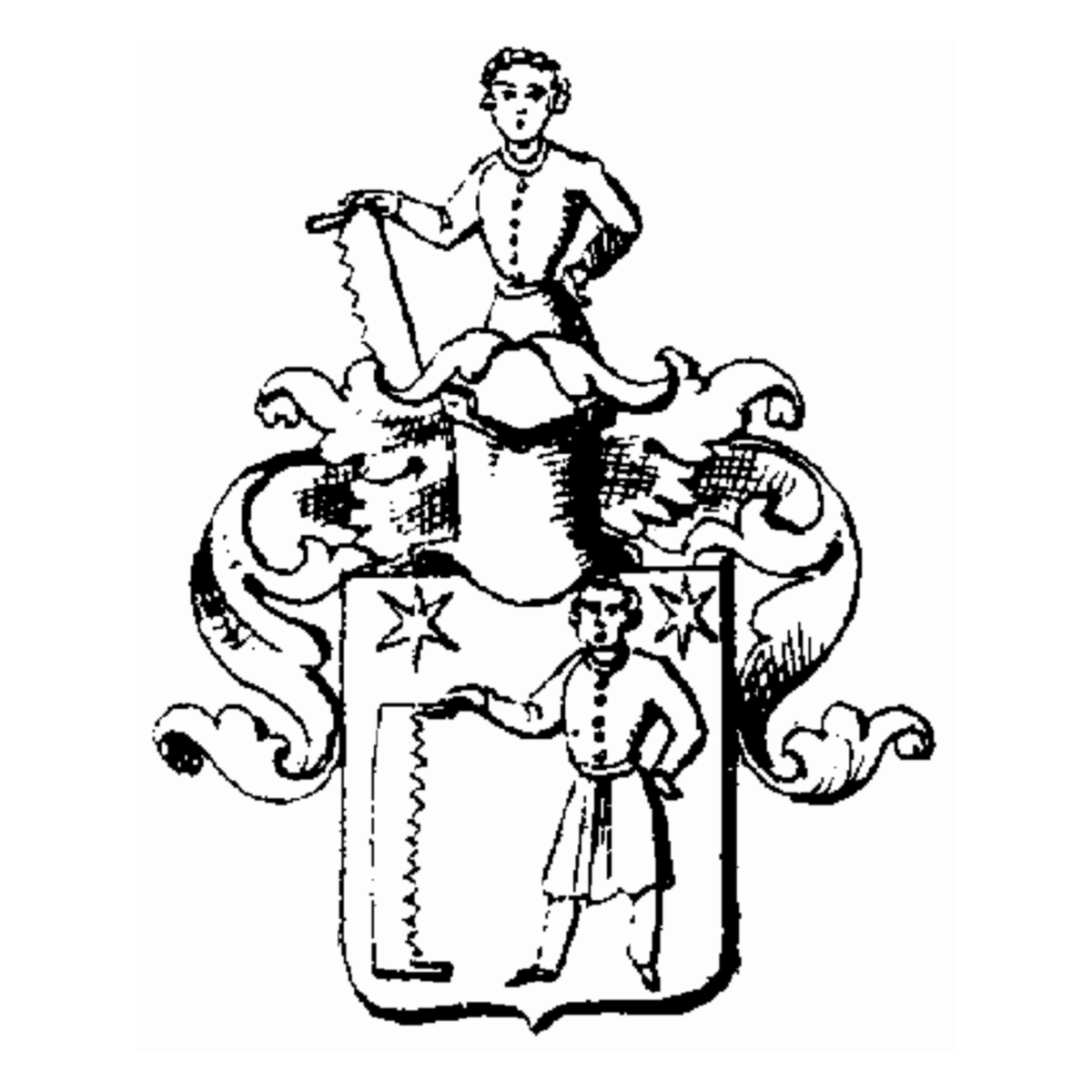 Coat of arms of family Nusche