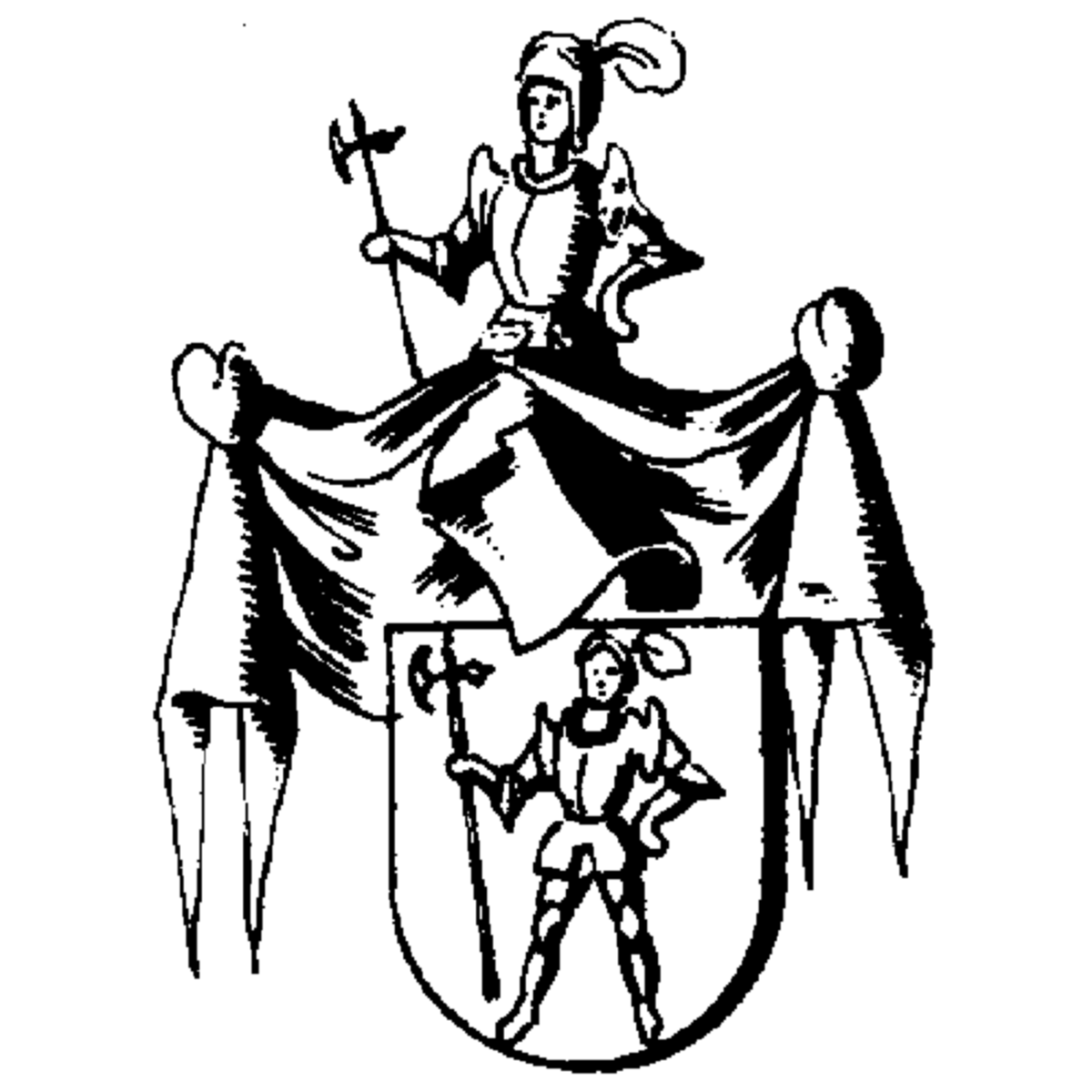 Wappen der Familie Vor Dem Sal