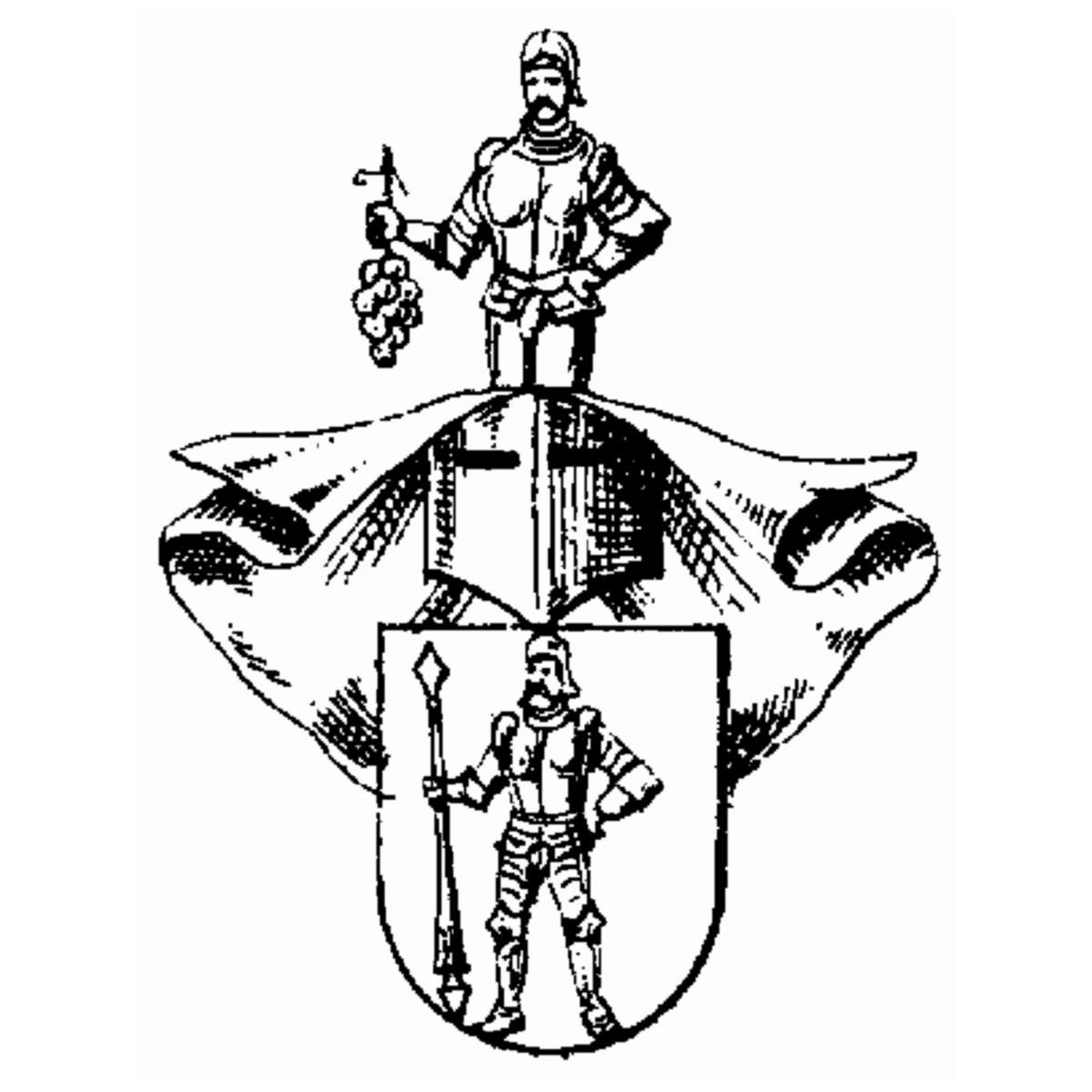 Coat of arms of family Apotegker