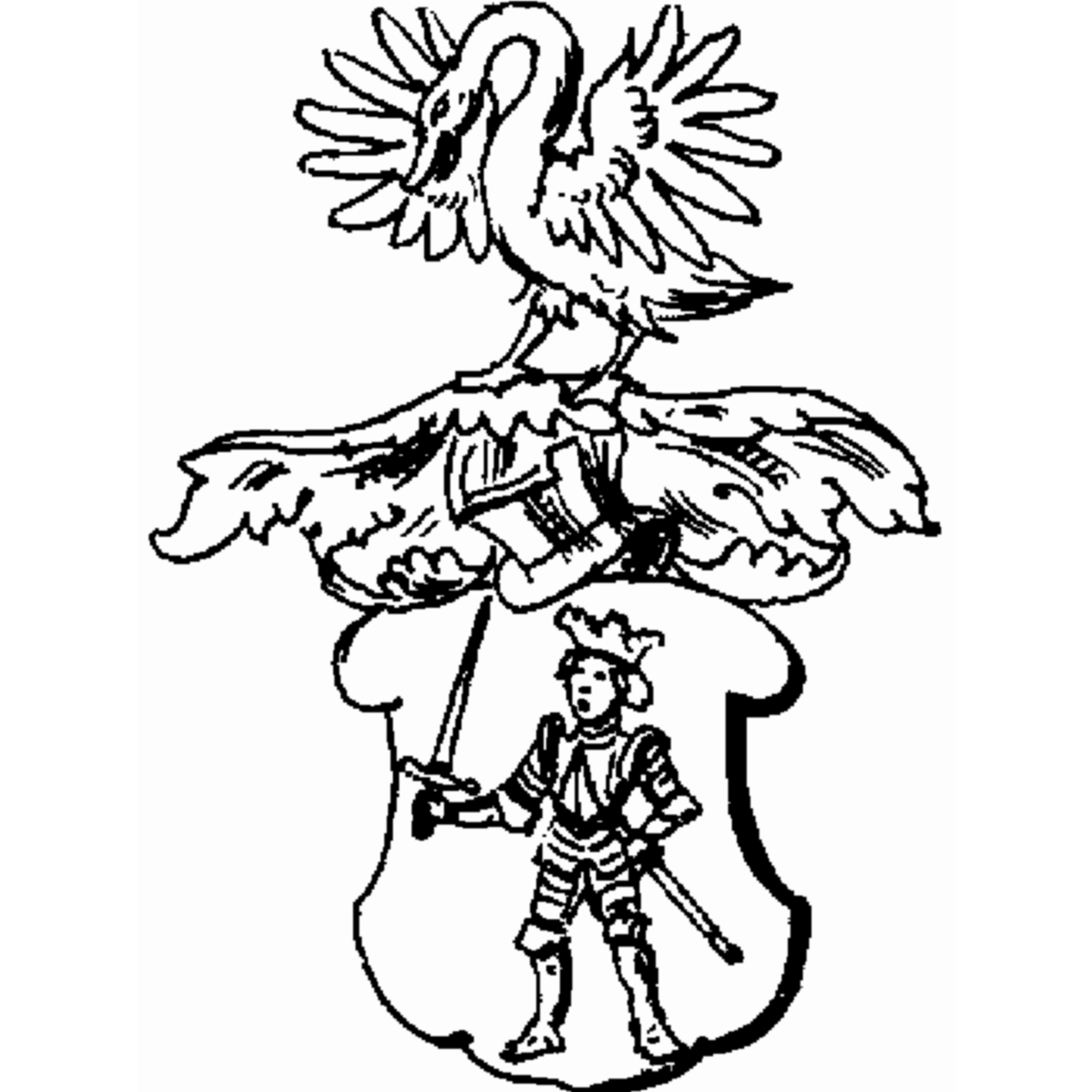 Wappen der Familie Scraghe