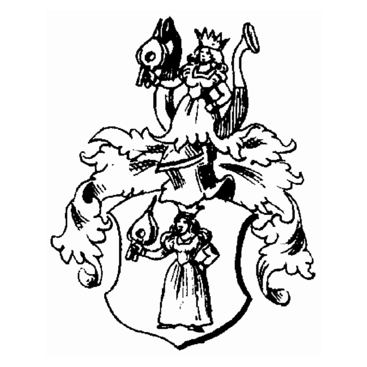 Coat of arms of family Gük Von Leizheim