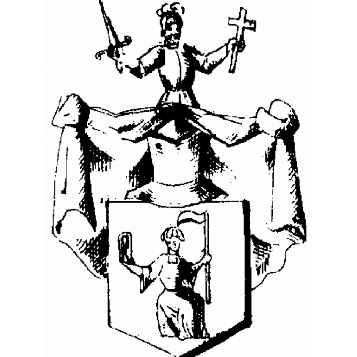 Coat of arms of family Fabrizius