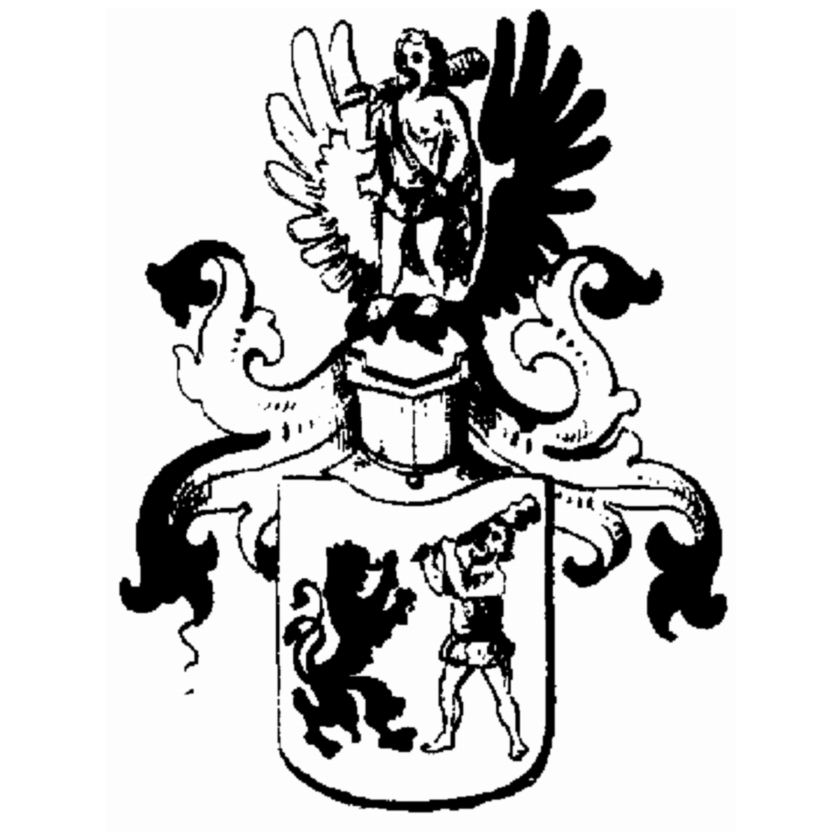 Coat of arms of family Rambskopff
