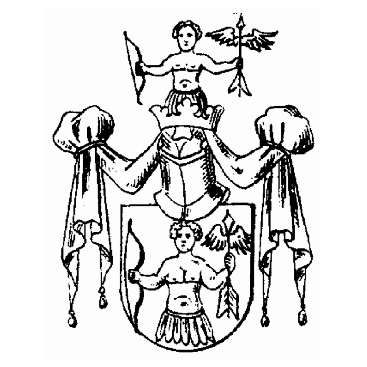 Wappen der Familie Zubell