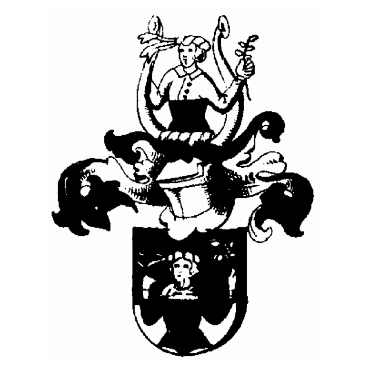 Coat of arms of family De Glasehusen