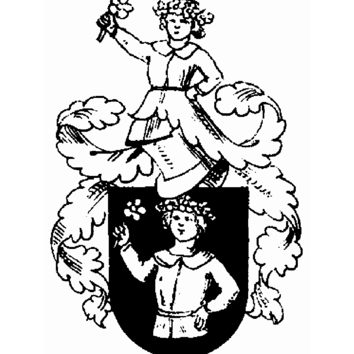 Coat of arms of family Mentzen