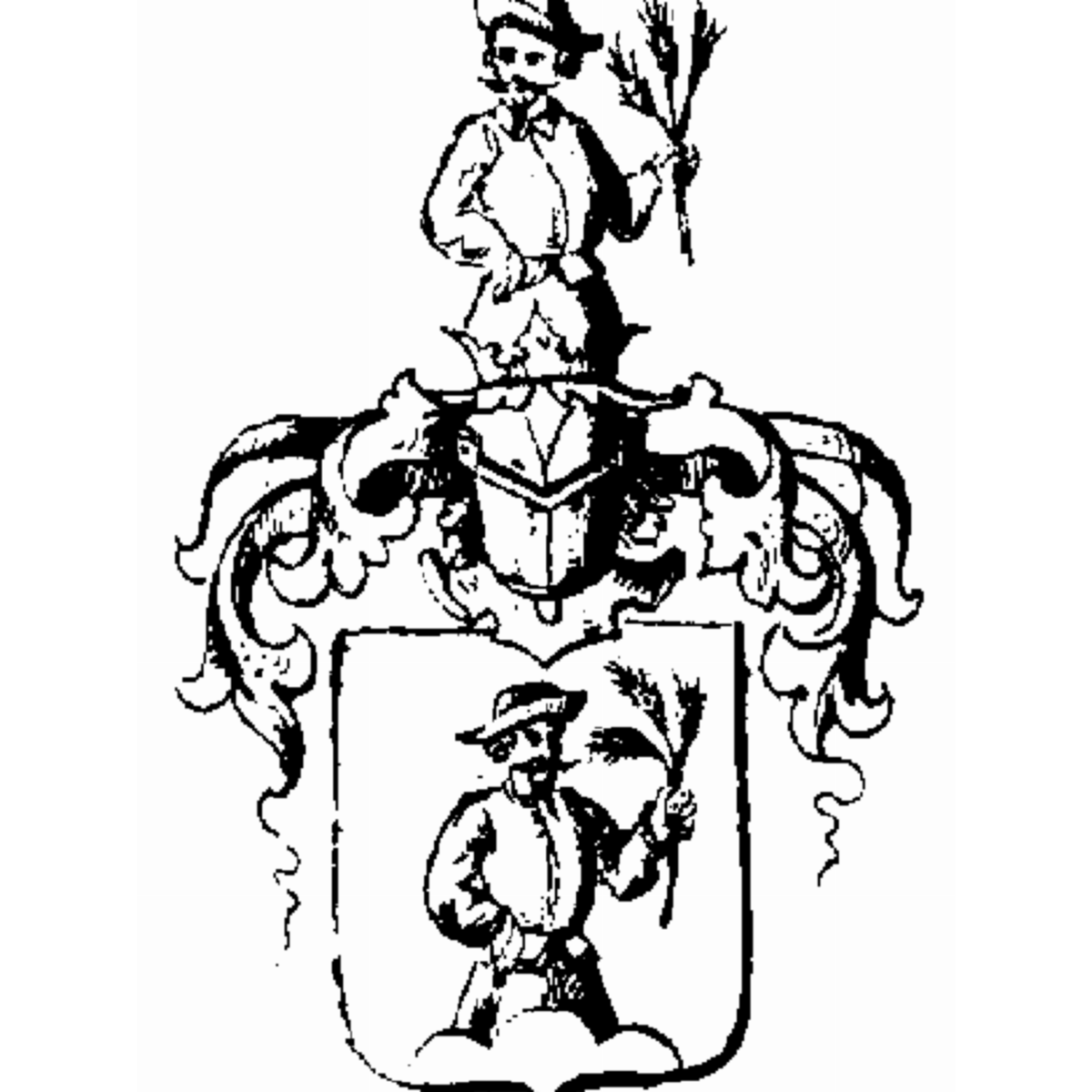 Coat of arms of family Rodeberendt