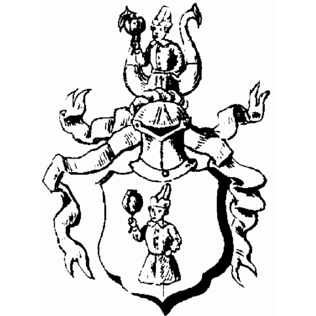 Escudo de la familia Merceman