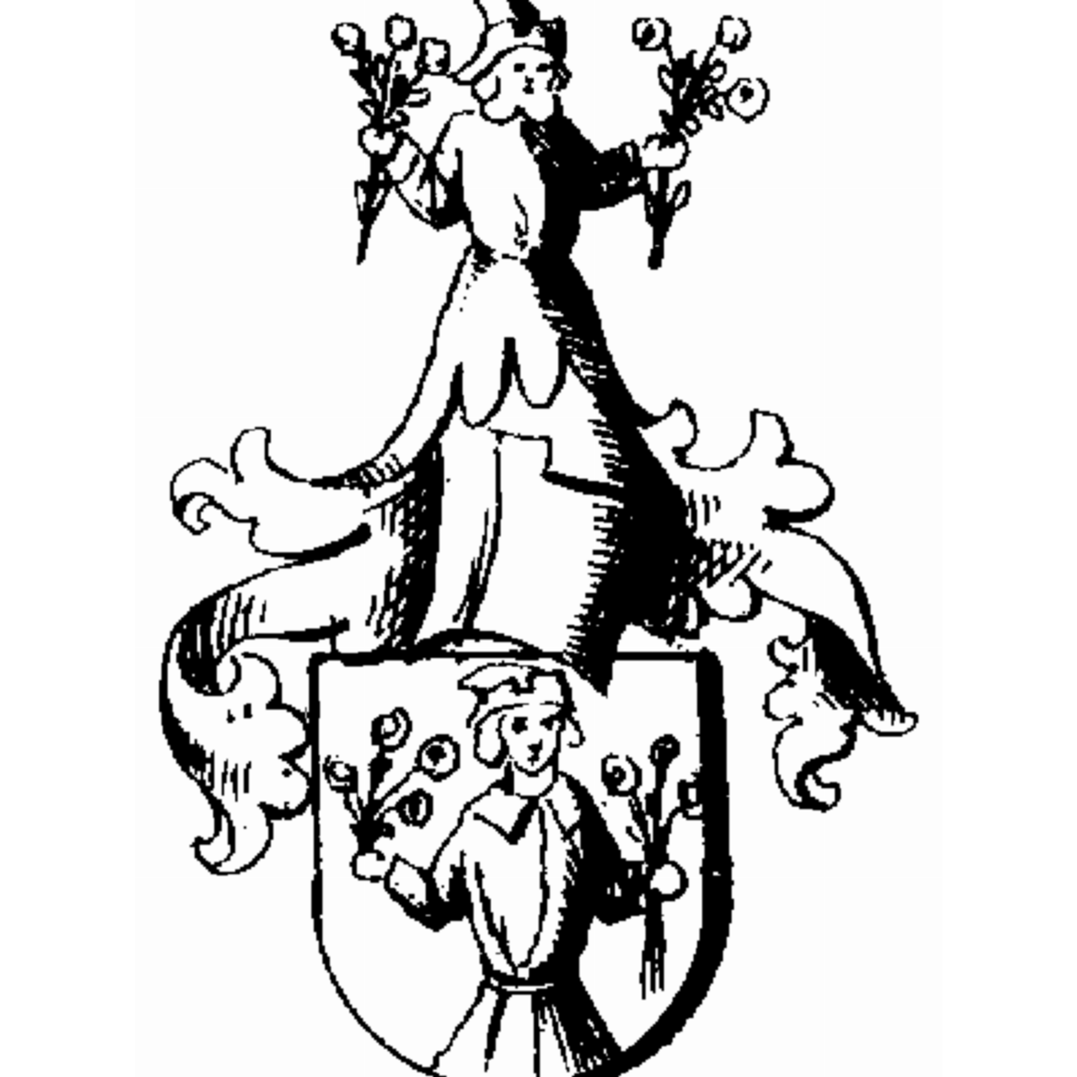 Coat of arms of family Rödelstab