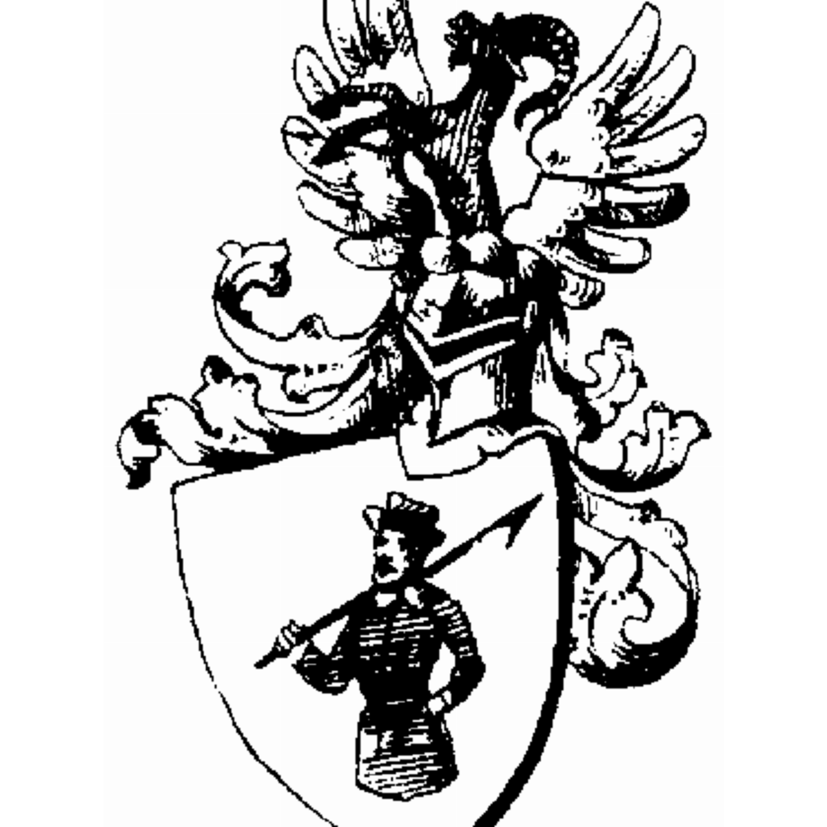 Escudo de la familia Pfauentritt