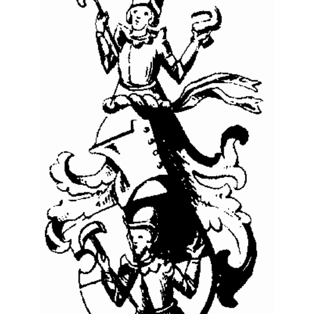 Coat of arms of family Mertelius