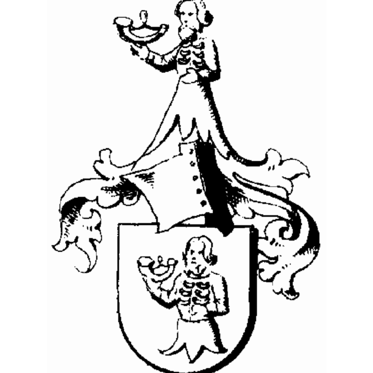 Coat of arms of family Rastetter