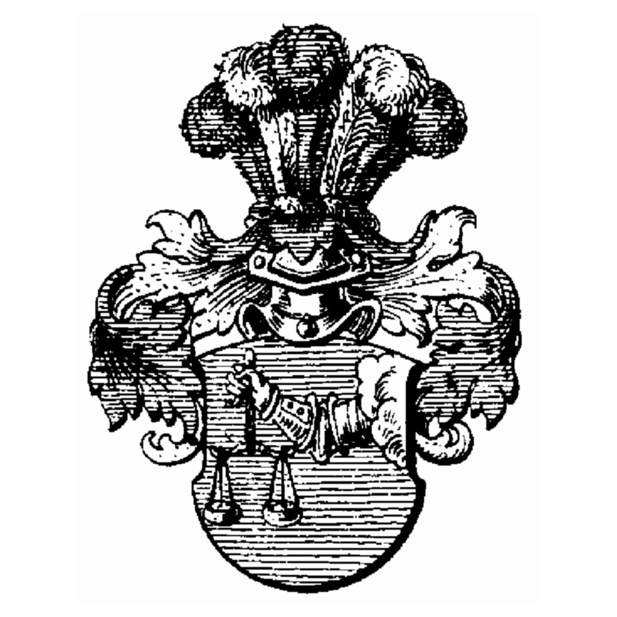 Coat of arms of family V. Assmstadt