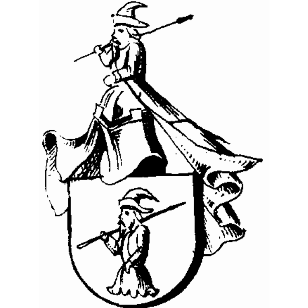 Wappen der Familie V. D. Dussel